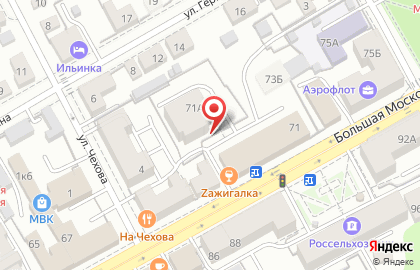 Строящиеся объекты Антарес на Большой Московской улице на карте