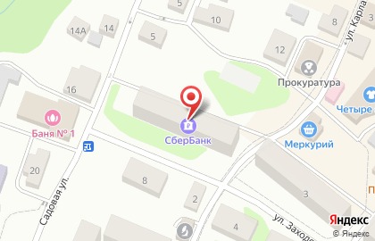 СберБанк в Петрозаводске на карте