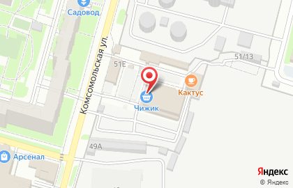 Чайный магазин Чаинки в Зареченском районе на карте