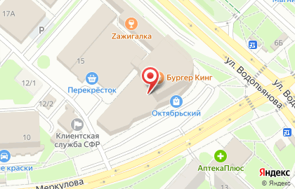 Салон мебели Moon Trade в Октябрьском районе на карте