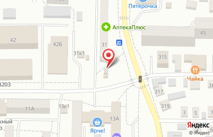 Киоск по продаже хлебобулочных изделий в Новосибирске на карте