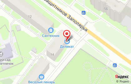 Мини-маркет Мини-маркет в Мурманске на карте