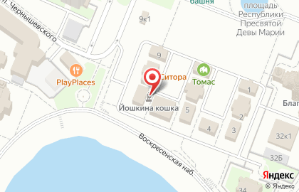 Волго-Вятский банк Сбербанка России в Йошкар-Оле на карте