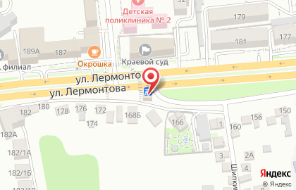 ЮЛСАН на улице Лермонтова на карте