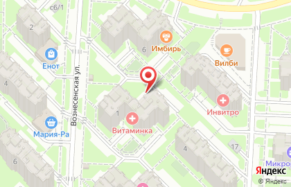 Торговая компания Art Vinyl на Вознесенской улице в Кольцово на карте