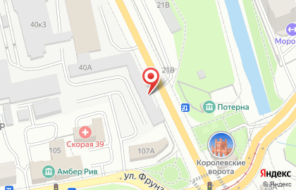 Продуктовый магазин Карамелька в Ленинградском районе на карте