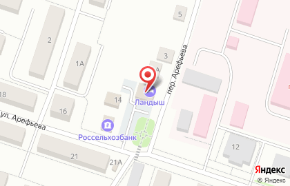 Гостиница Ландыш на карте