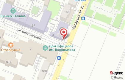 Киоск по продаже печатной продукции Роспечать на Чапаевской улице на карте