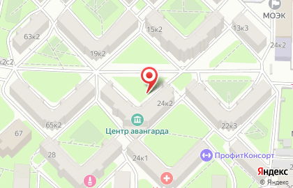 Замоскворечье на улице Серпуховский Вал на карте