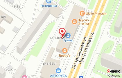 Зоомагазин Petshop.ru на Профсоюзной улице на карте