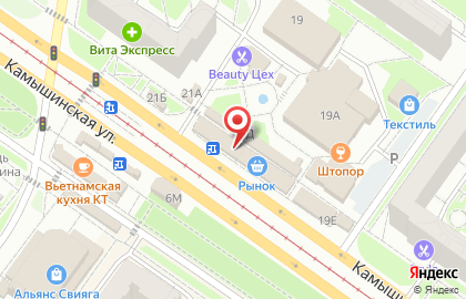 Сластена на Камышинской улице на карте