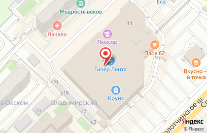 Торговый центр Круиз в Рязани на карте