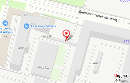 ЗАО Банк ВТБ 24 в Днепропетровском проезде на карте