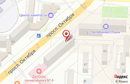 Юниор на проспекте Октября на карте