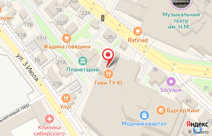Магазин техники М.Видео в Октябрьском районе на карте
