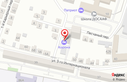 Мини-гостиница Корона на карте