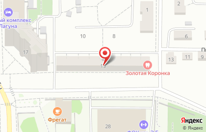 Стоматологическая клиника Золотая Коронка на Пионерской улице в Копейске на карте