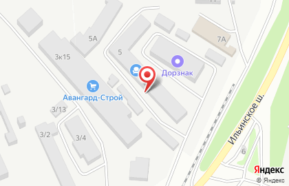 Автокомплекс Водолей в Центральном районе на карте