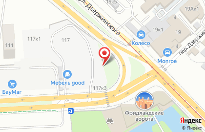 Автомагазин Мир аккумуляторов в Московском районе на карте