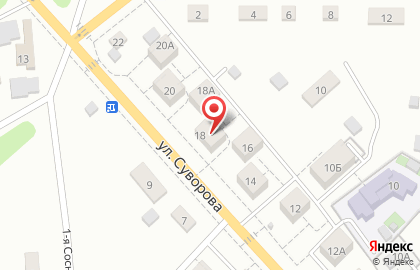 Компания Тепломонтаж на улице Суворова на карте