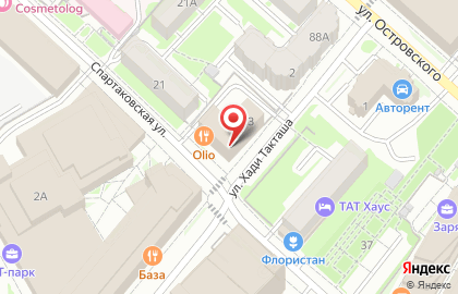 Транспортная компания Карго Линк на Спартаковской улице на карте
