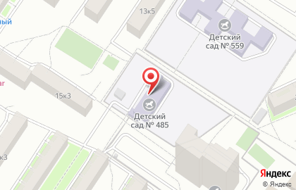 Детский сад №485 на Белореченской улице на карте