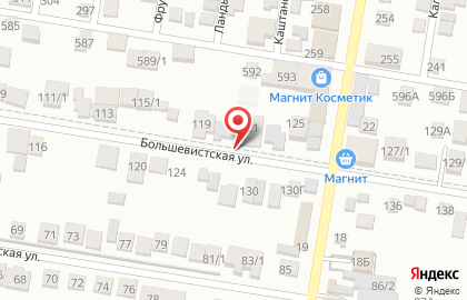 Магазин мясной продукции на Большевистской улице на карте