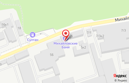 Михайловские бани, ИП Цуканов А.И. на карте