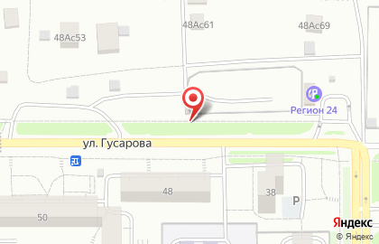 Автостоянка в Красноярске на карте