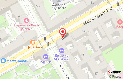 Семейный капитал в Василеостровском районе на карте