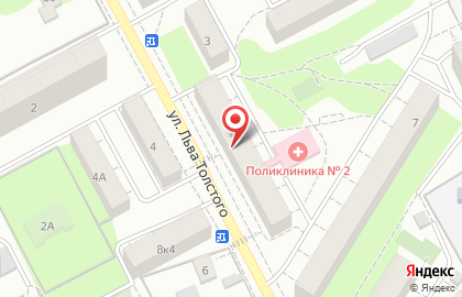 Государственная аптека Мособлмедсервис на улице Льва Толстого на карте