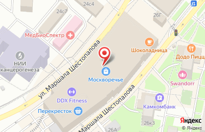 Бутик косметики L`Occitane en Provence в ТЦ Москворечье на карте
