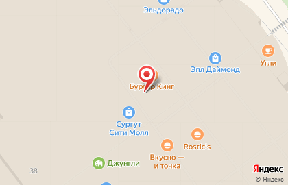 Ресторан быстрого питания Subway на Югорском тракте на карте