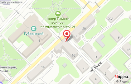Продуктовый магазин Девятка на улице Исаковского на карте