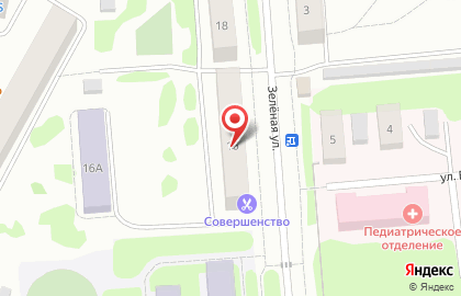 Совершенство, салон-парикмахерская на Зелёной улице на карте
