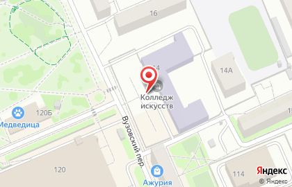 Красноярский колледж искусств им. П.И. Иванова-Радкевича на карте