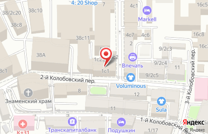 Московский дом на Цветном бульваре на карте
