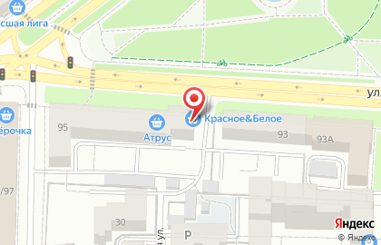 Магазин Красное & Белое в Ярославле на карте
