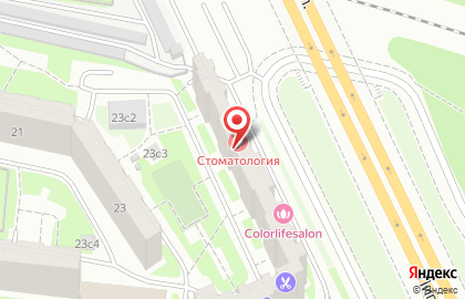 Круглосуточная стоматология "Саф-Мед" метро Царицыно в Бирюлево на карте