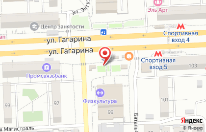 Салон связи МегаФон в Советском районе на карте