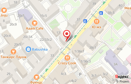 Супермаркет здорового питания ВкусВилл на улице Покровка на карте