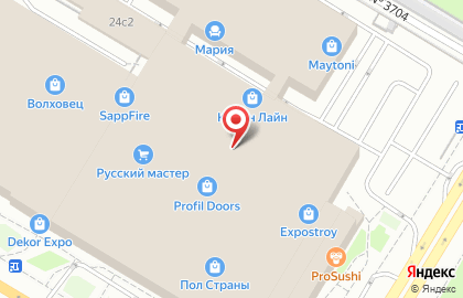 Салон дверей и перегородок ItalОn на Нахимовском проспекте на карте