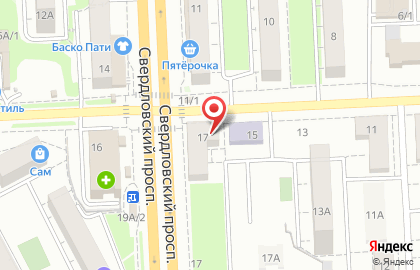 Торгово-обменный пункт Кристальная вода на Свердловском тракте на карте