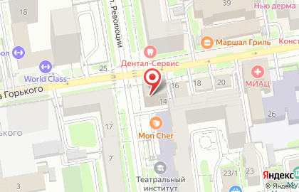 Негосударственный пенсионный фонд Благосостояние на улице Максима Горького на карте