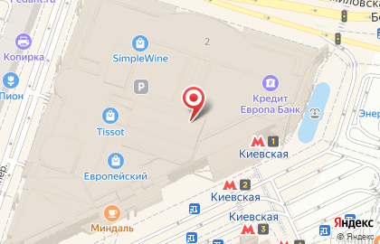 Магазин одежды Liu Jo на площади Киевского Вокзала на карте