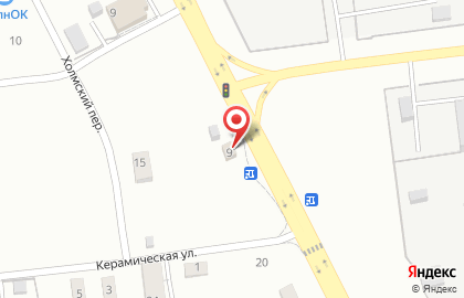 Холмское шоссе на карте