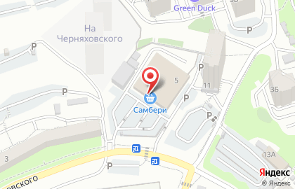 Магазин разливных напитков Калинкино на улице Черняховского на карте