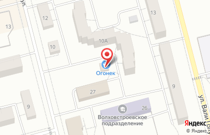 Продуктовый магазин Огонек на карте
