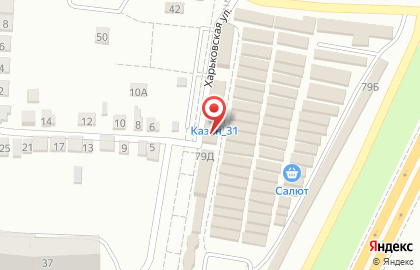 Продовольственный магазин Ирина на Железнодорожной улице на карте
