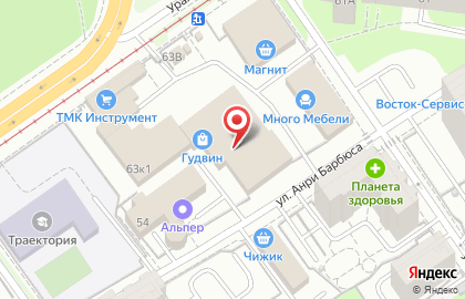 Сеть салонов мебели Stemm в Мотовилихинском районе на карте